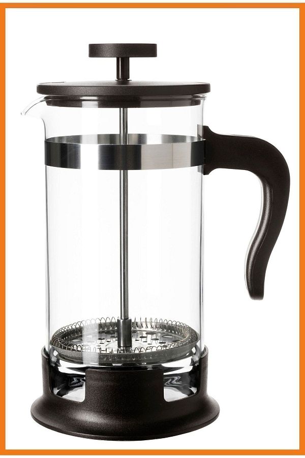 Alony Home Upphetta Heat Resistant French Press Glass Teapot 0.4 Lt 17 Cm Stainless Steel Trendyol