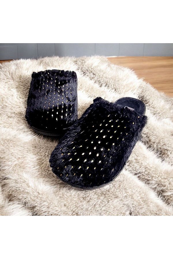 GEZER-Shiny Soft Daily House Slippers 1