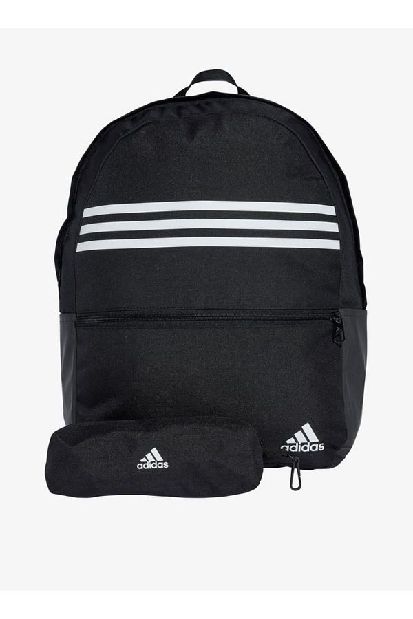 adidas Logo Print Backpack with Pencil Pouch Trendyol