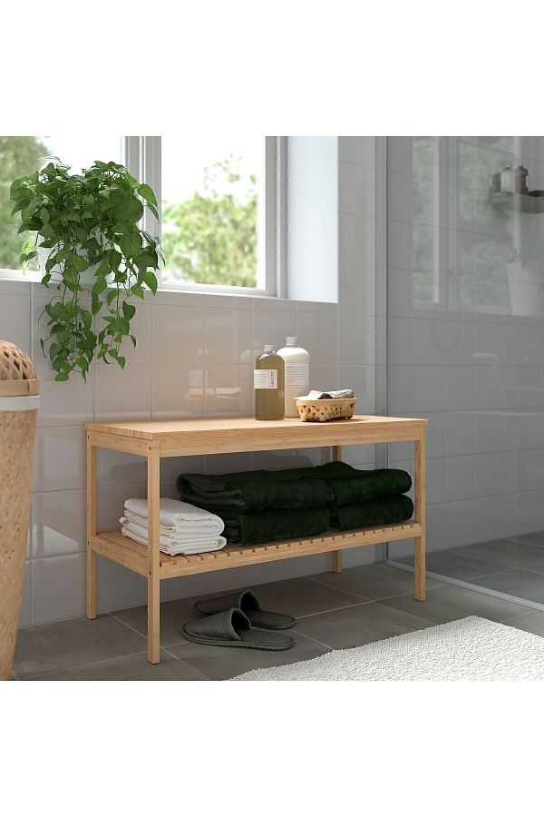 Ikea bamboo bench on sale