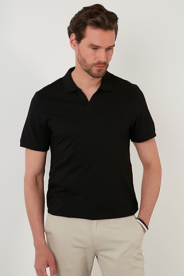 Buratti Slim Fit Cotton Polo Collar T Shirt Men's Polo Collar T Shirt5902141