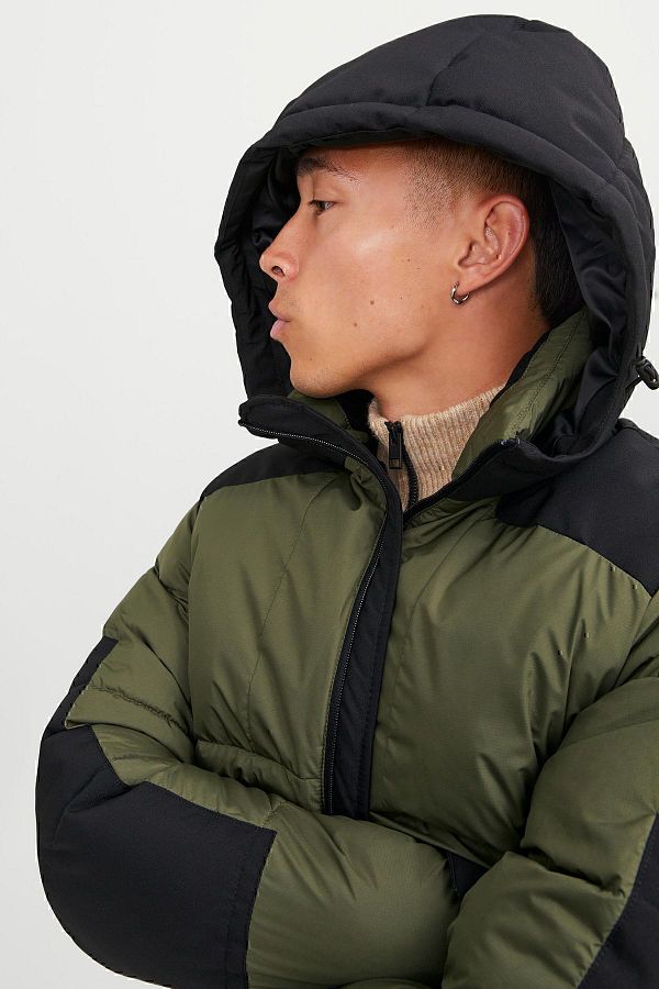 Jack and jones core water repellent coat mens online