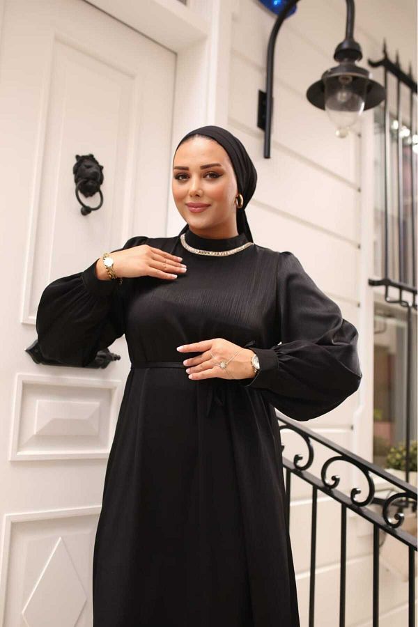 Pay Plus Size Hijab Dress Comfortable Fit Trendyol