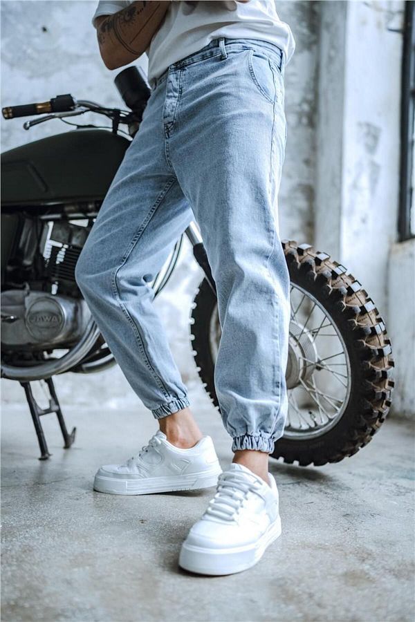 White jogger jeans mens best sale