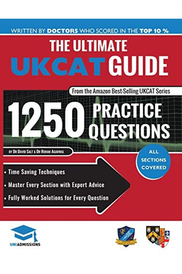 Gardners Books-الدليل الشامل لاختبار Ukcat، 1250 سؤالاً تدريبيًا، حلول عملية كاملة، تقنيات توفير الوقت 1