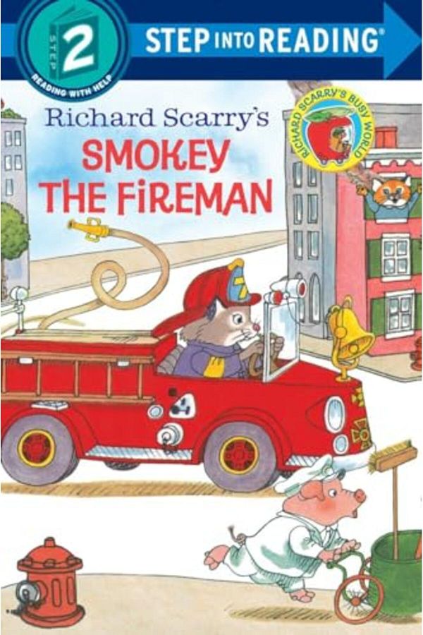 Penguin Random House-Richard Scarrys Smokey The Fireman Step Into Reading Lvl 2 1