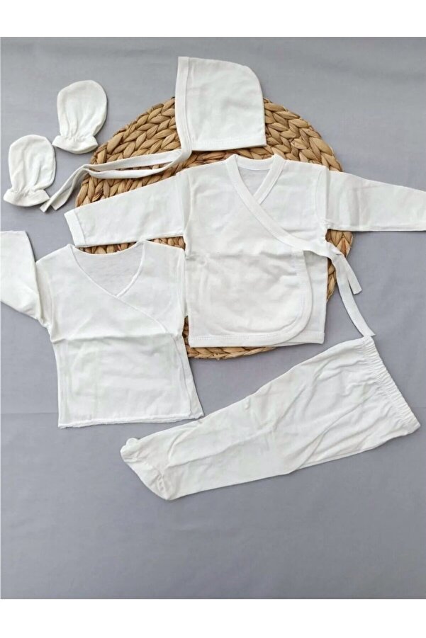 yukobaby bebeğiniz için en doğalı Unisex Bebek Krem Yeni Doğan Bebek Acil İhtiyac Seti