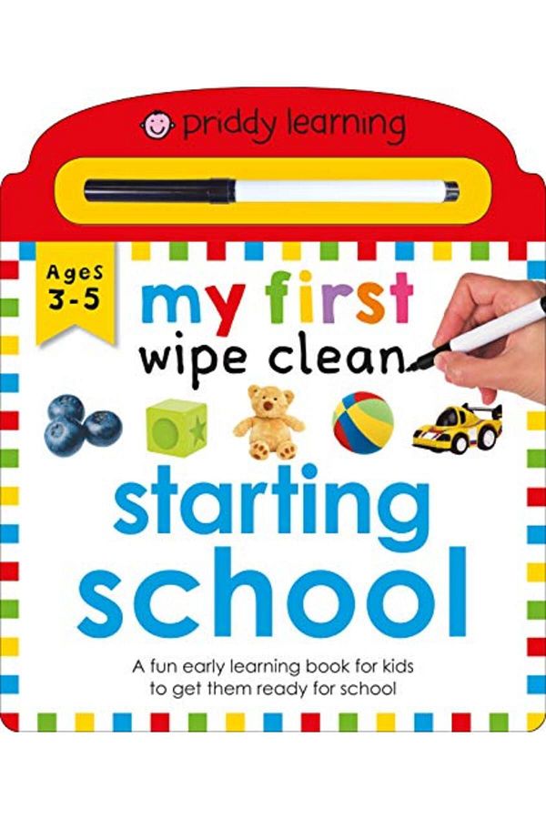 Macmillan Distribution-Priddy Learning My First Wipe Clean Starting School A Fun Early Learning Book 1