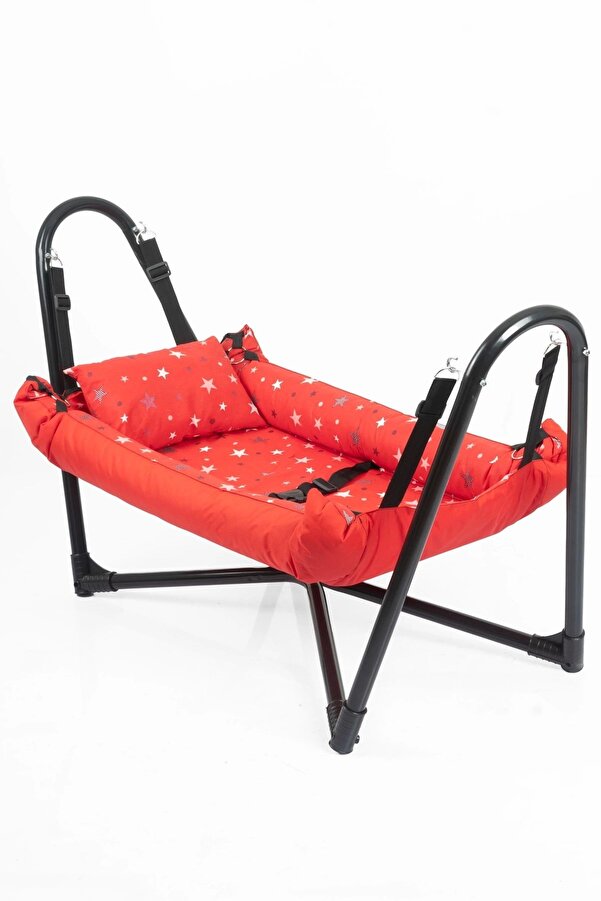 LOOVE BEBE Plüton Bebek Hamak Kırmızı