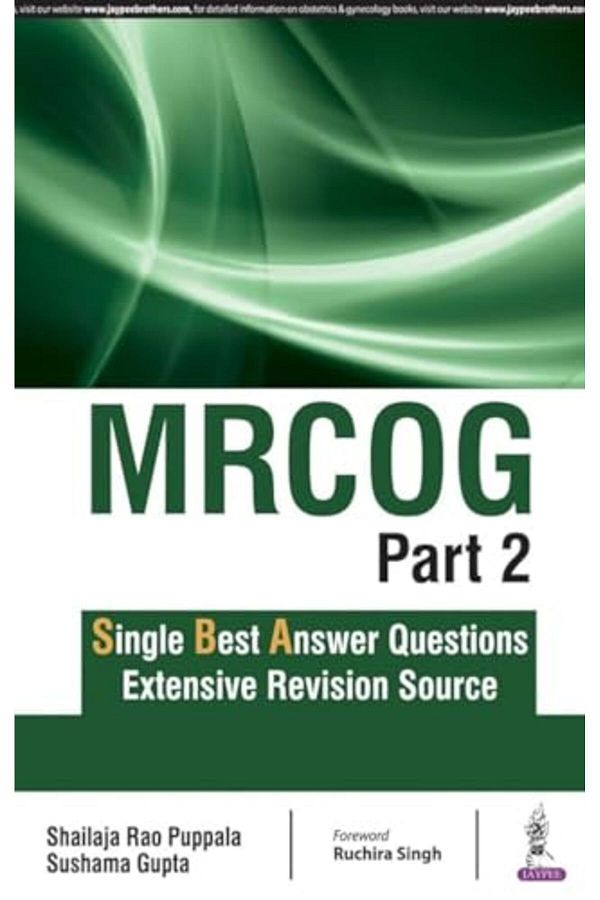 Ingram-Mrcog Part 2 Single Best Answer Questions 1