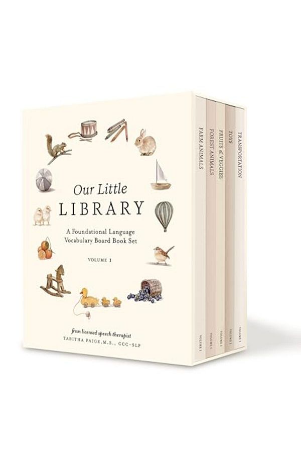 Penguin Random House-Our Little Library A Foundational Language Vocabulary Board Book Set For Babies 1