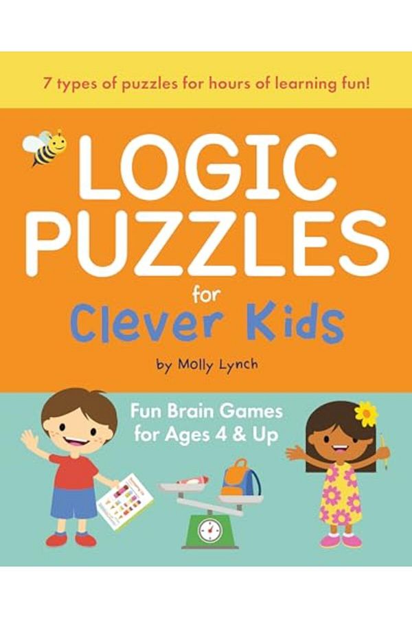 Sourcebook-Logic Puzzles For Clever Kids Fun Brain Games For Ages 4 & Up 1