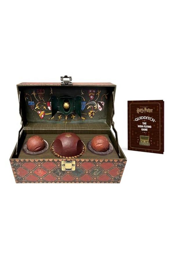 Hachette-Harry Potter Collectible Quidditch Set Includes Removeable Golden Snitch Revised Edition 1