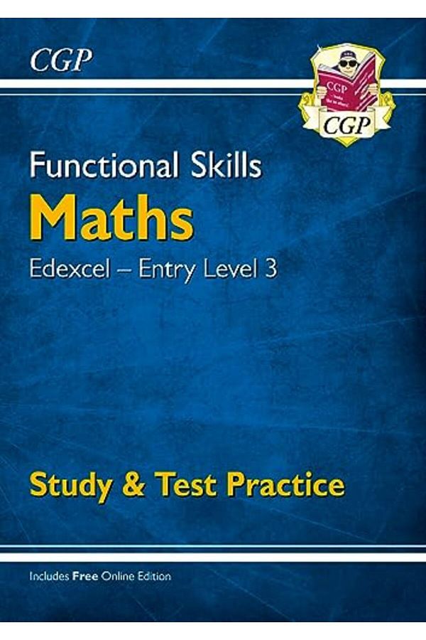 Coordination Group Publications Ltd CGP-Functional Skills Maths Edexcel Entry Level 3 Study & Test Practice 1