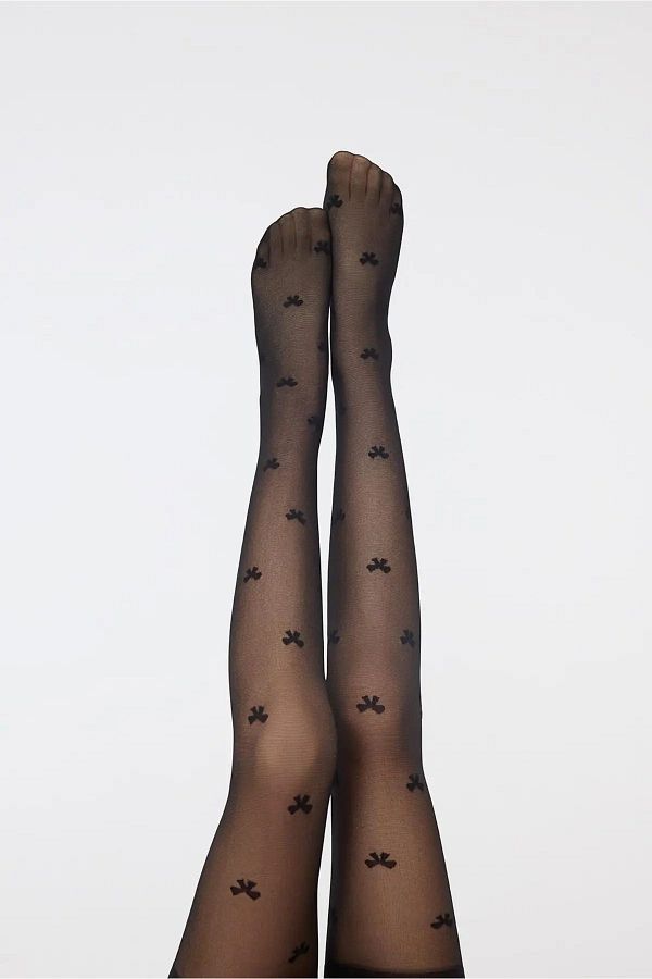 Penti Sweety Lilac Patterned Children s Thin Pantyhose Trendyol