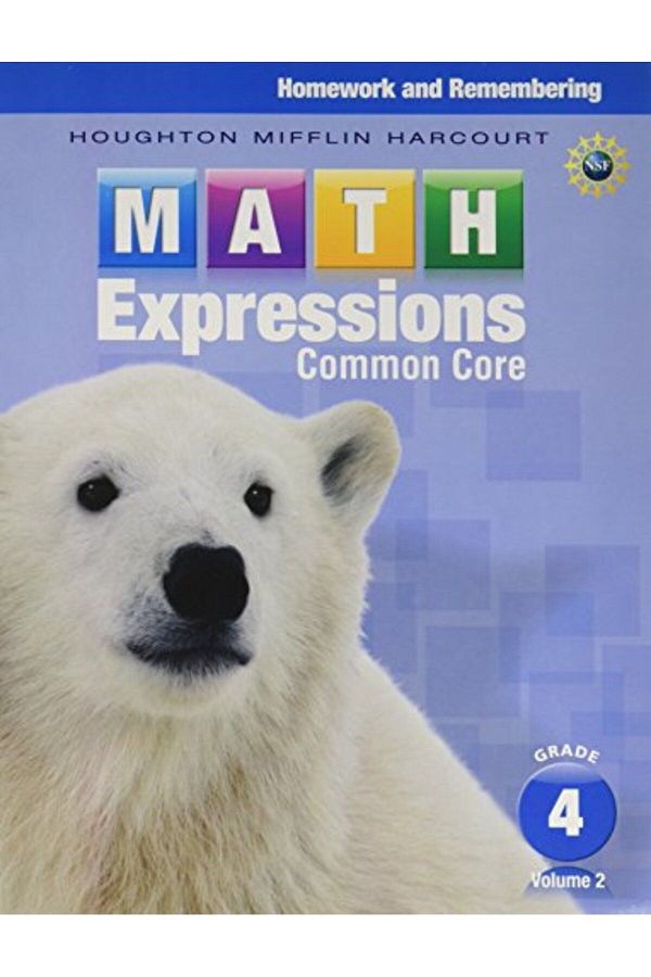 Harper Collins-Math Expressions Homework & Remembering Volume 2 Grade 4 1