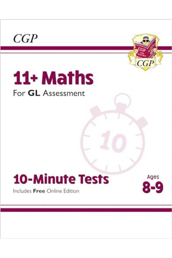 Coordination Group Publications Ltd CGP-اختبارات الرياضيات Gl 10Minute 11+ للأعمار 89 عامًا مع الإصدار عبر الإنترنت 1
