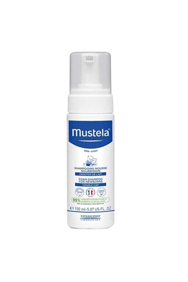 Mustela Foam Shampoo For Newbornsd Yeni?doğan Konak Önleyi?ci? Köpük Şampuan 150 Ml