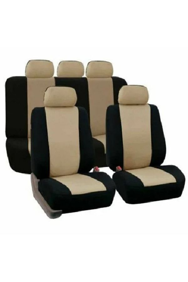 ESEN OTO Kia Soul Economical Car Seat Cover Front and Rear Set Beige Trendyol