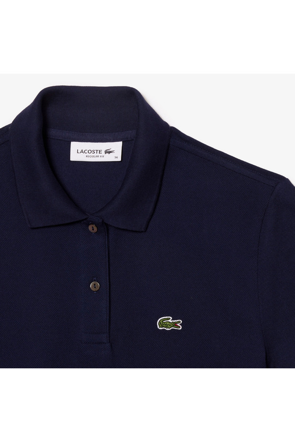 Tシャツ・カットソー LACOSTE Woman Polo Shirt Navy PF7839 166 Lacoste Women's Classic Fit Soft Cotton Petit Pique Polo