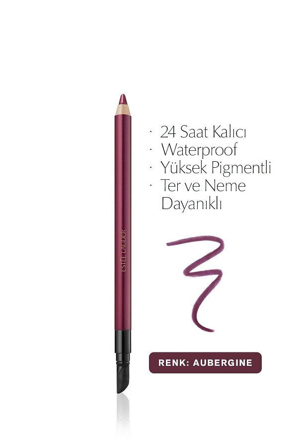 Estee Lauder-0.9 Aubergine Gel Eyeliner Pencil - Waterproof, Brings Out Eyes, 1.2g Passi.2100 1