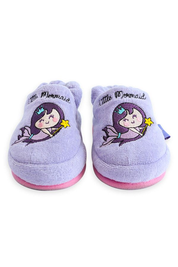 Milk Moo Milk Moo Kids House Slippers Little Mermaid Trendyol