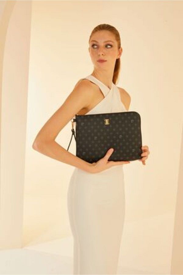 NOVAFACE Std Black Women s Portfolio Clutch Bag Po Y Classic Trendyol