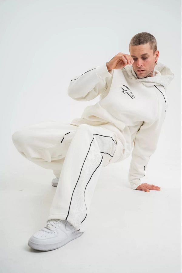 Robin Store Baggy Tracksuit Set Long Sleeve Hoodie and Piping Trendyol