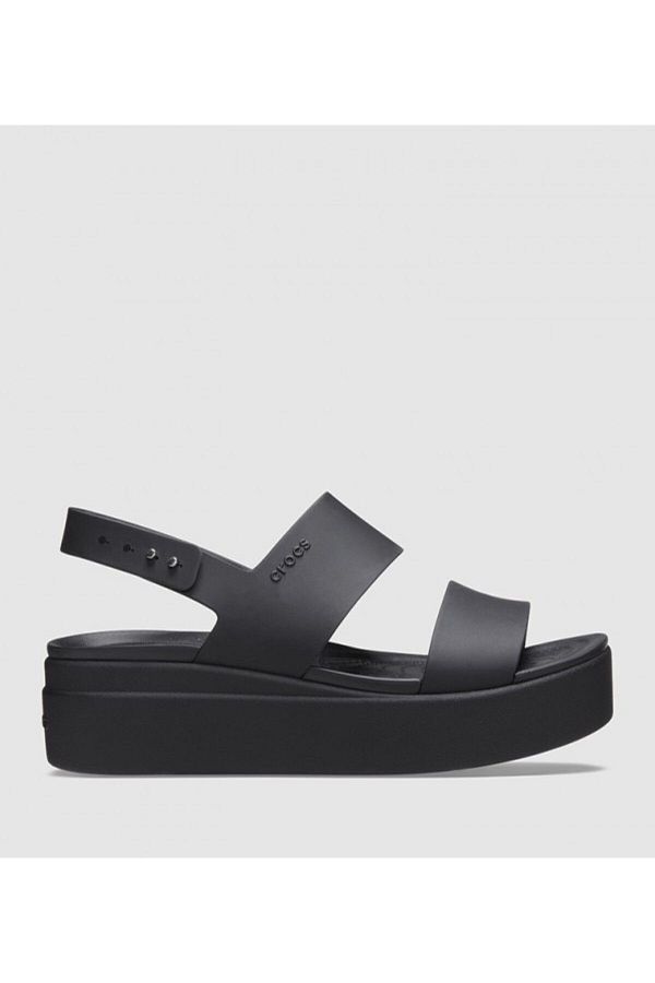Crocs wedges black top