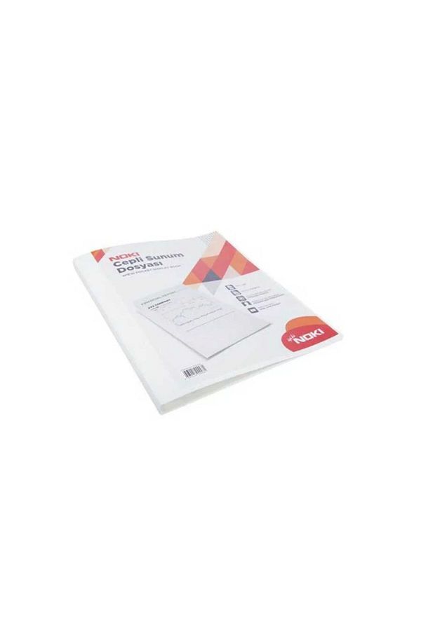 Noki-A4 Cream Presentation File - 20 Sheets and Pockets 1
