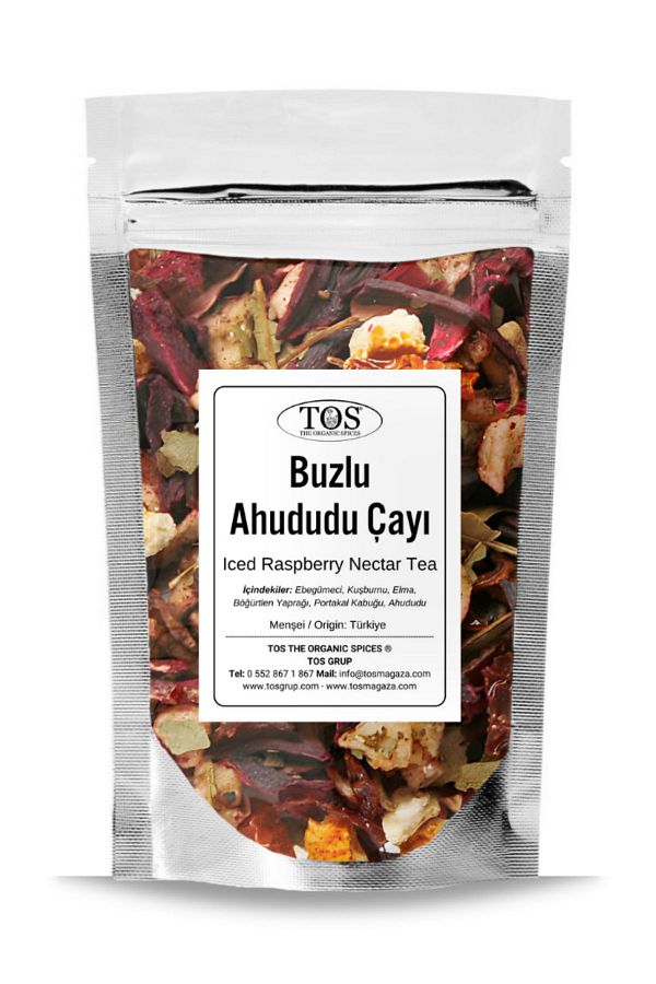 TOS The Organic Spices-250g Iced Raspberry Nectar Tea - 1St Quality Iced Raspberry Nectar Tea 1