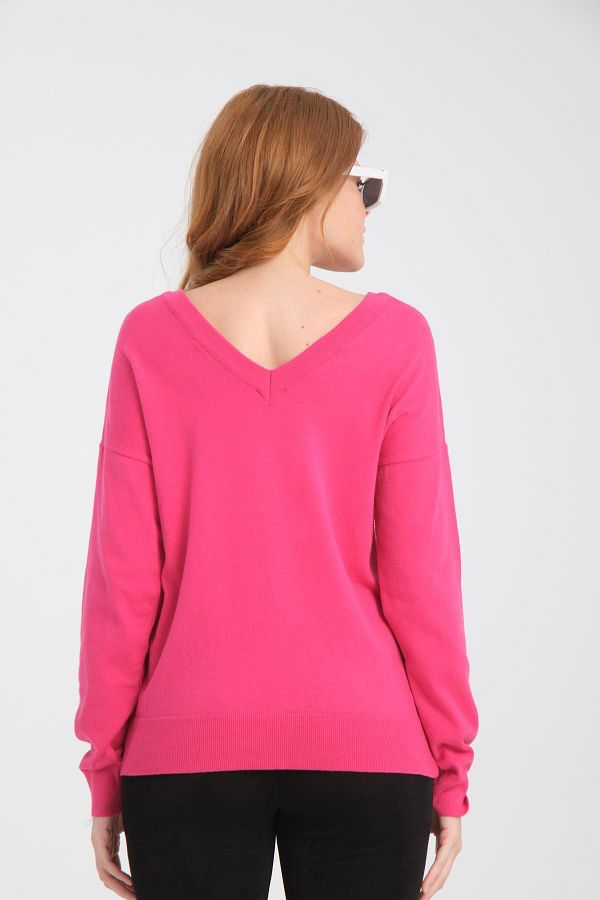 Hot pink womens sweater cheap