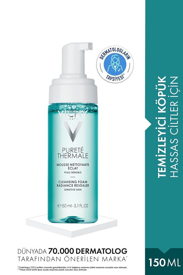 Vichy-Revitalizing Facial Cleansing Foam for Sensitive Skin 150 ml Passi.2440 1