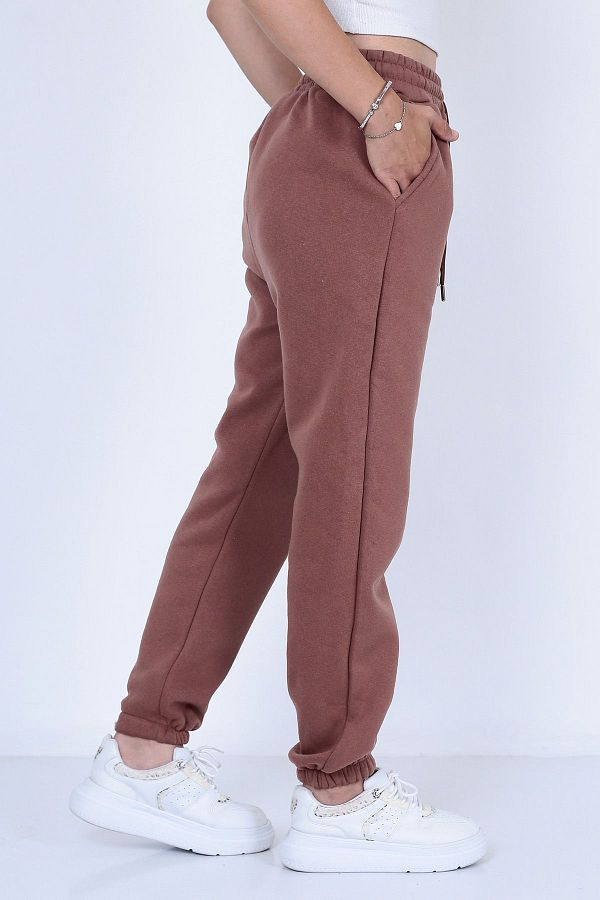 T GERS Women s Sweatpants 3 Thread Pockets and Elastic Waist and Legs Trendyol
