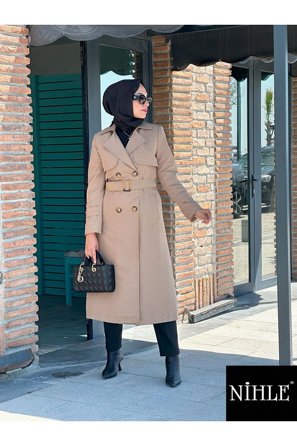 Lined trench coat shop