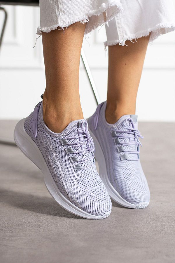 en7-Unisex Lilac Ice Knitwear Sports Shoes - Washable and Comfortable Breathable Sneaker 015 1