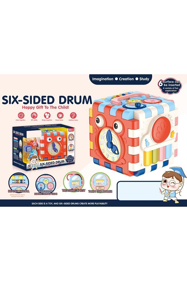 TTC Play Learn Infant 6 Side Drum Toy With Light Music Trendyol