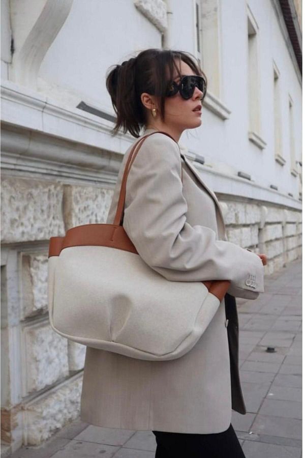 Valencia canvas shoulder bag outlet