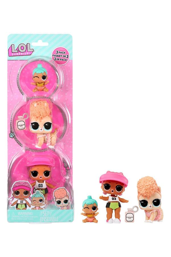 L.O.L. SURPRISE LOL Surprise 3pk Spike Cowardly Kitty Lil Genie Trendyol