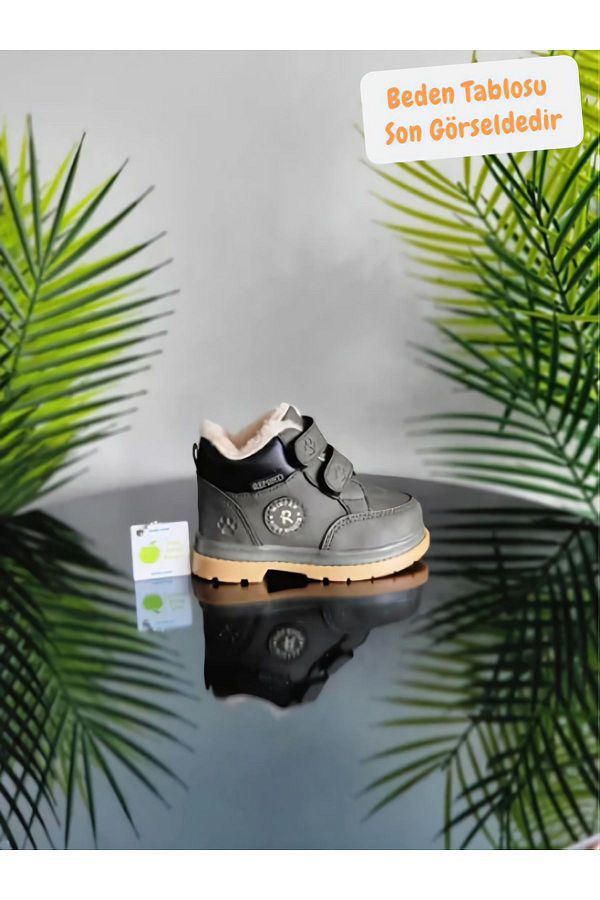 elma bebe Anatomical Wool Fur and Velcro Baby Kids Winter Boots Size Chart Is Latest Image Trendyol