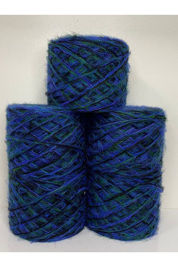 göçer-Moher acrilic saks, negru, cu design verde vizual net 500g 1