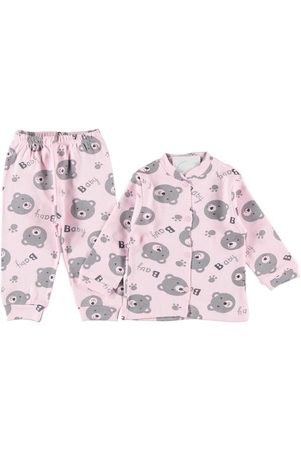 CEREN BEBE Panda Patterned Comfortable Pajama Set Trendyol