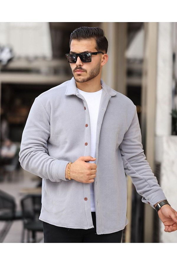 Miralbas Thick Fleece Shirt Oversize Winter Design Trendyol