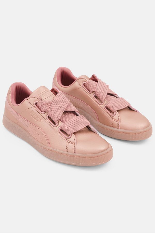Puma basket heart copper rose sale