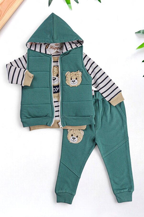 Ege Bebek 691218 Months Embroidered Inflatable Vest Fiber Filler 3