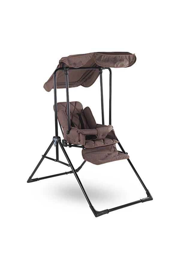Babyhope Yatarlı Salıncak Kahverengi