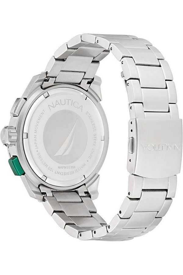 Nautica Watch Green Metallic Trendyol