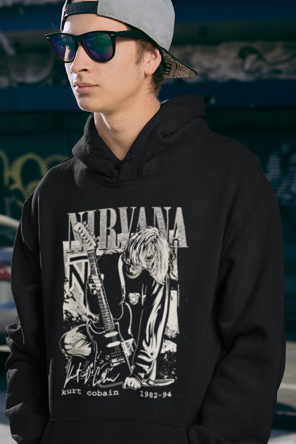 Kurt cobain hoodie clearance
