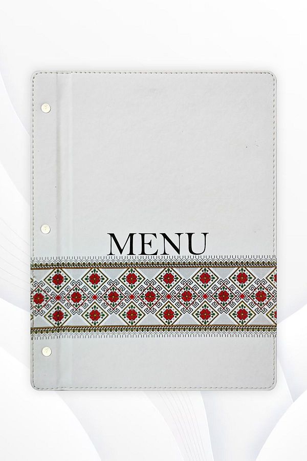 ankara menü-5 Sheets A4 Menu Container - Printed and Acidated 1