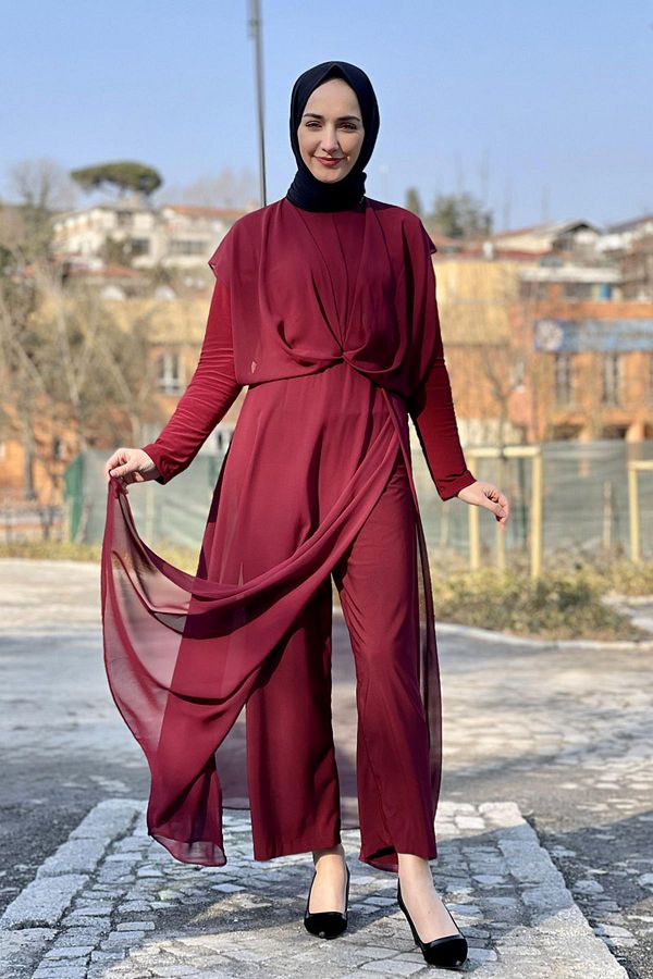 Jumpsuit hijab style hot sale